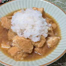 材料3つで簡単!厚揚げのおろし煮