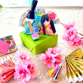 お家で簡単にできる可愛い「雛飾り」