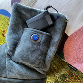 家族みんながとりこです!この冬人気の電気スリッパ