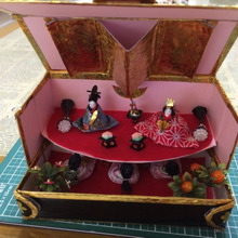 手作りミニ雛飾り