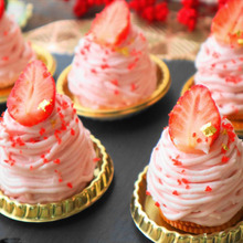 苺の白あんモンブラン