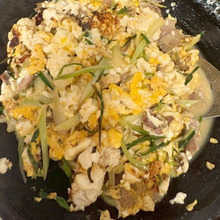 島らっきょうのチャンプルー