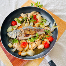 「あじのアクアパッツァ」〜便利な鱗取り方付き〜