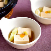 【湯やっこ】便利な野菜だし使用!