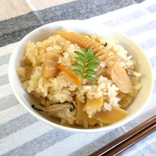 【もっちもち!】無印良品のセイロでタケノコおこわ!