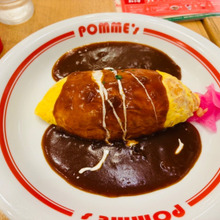 こだわりの卵を使ったふわふわオムライス