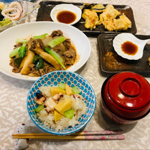 筍とタコの炊き込みおこわ