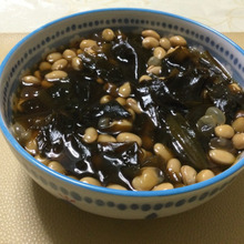 大豆とわかめのカンタン甘煮。大豆は万能薬膳!海藻とともにアンチエイジング