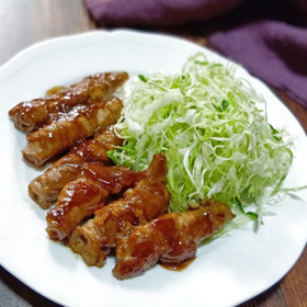 豚肉を巻く発想にびっくり!生姜好きの私も子供も大満足!の三國シェフの生姜焼き!