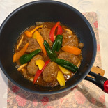家庭の味「煮込みハンバーグ」