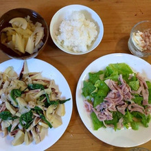 妻が手が痛そうなので、夕飯を作ってみた