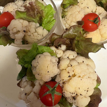 カリフラワーで作った紫陽花ピクルス!