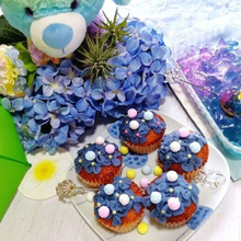 初夏を丸ごと楽しむ!私だけの爽やか紫陽花カップケーキ