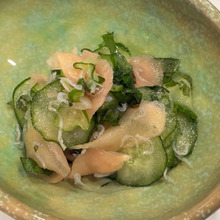 甘酢漬け生姜ときゅうりのさっぱり副菜