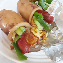 イカにおいしいものを詰めよう! 私はこれ