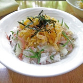 でんすけすいかの皮のレモンちらし寿司