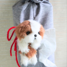 モールで作ったシーズー犬でティシュカバーを可愛くアレンジ
