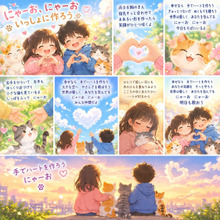 ハンドサインって?子どもと楽しむハンドサイン!『手でハートを作ろう』!ハートを作ってにゃん!