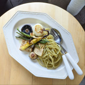 ロースト野菜&バジルバターパスタ