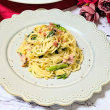 秋になったら作りたくなる一品【栗と生ハムのガーリック香る秋パスタ】