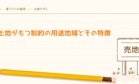 土地がもつ制約の用途地域とその特徴