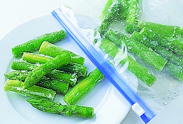 野菜の冷凍方法～アスパラガス～