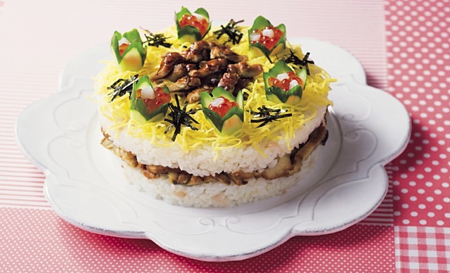 みんな大好き!穴子すしケーキ