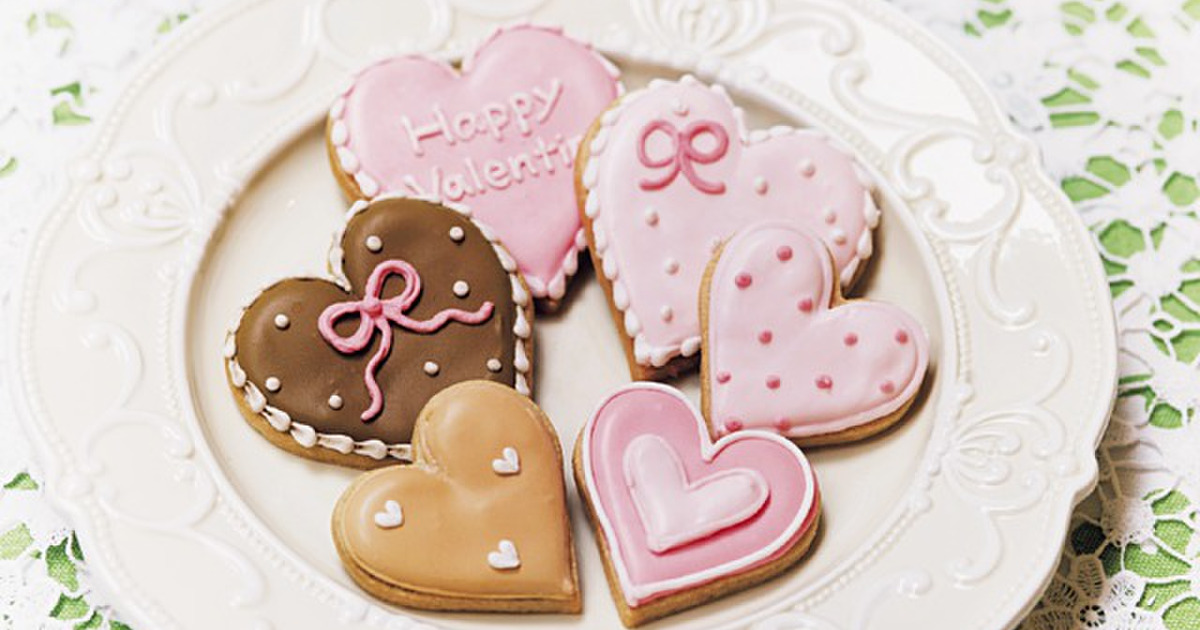 バレンタインをもっと楽しく ハートのアイシングクッキー 暮らしニスタ