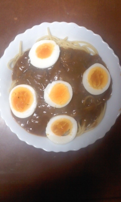 スパゲティーカレー