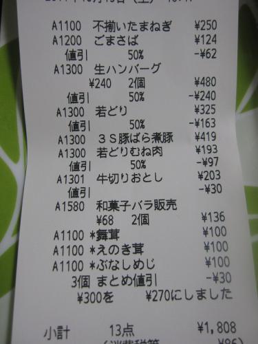 値引き商品をさらに底値を決めてお買い物