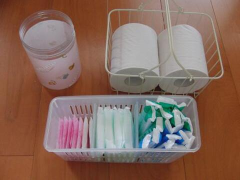 100均スチールかごでトイレすっきり収納 暮らしニスタ 100均スチールかごでトイレすっきり収納 暮らしニスタ