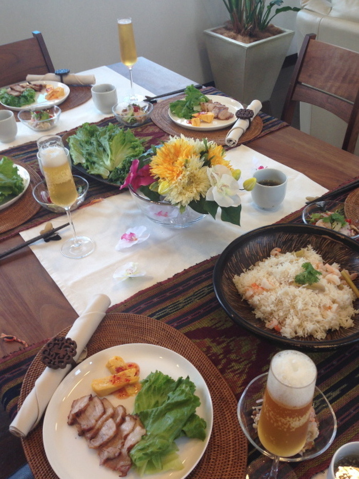 タイ料理で楽しむ盛夏のテーブルコーディネート