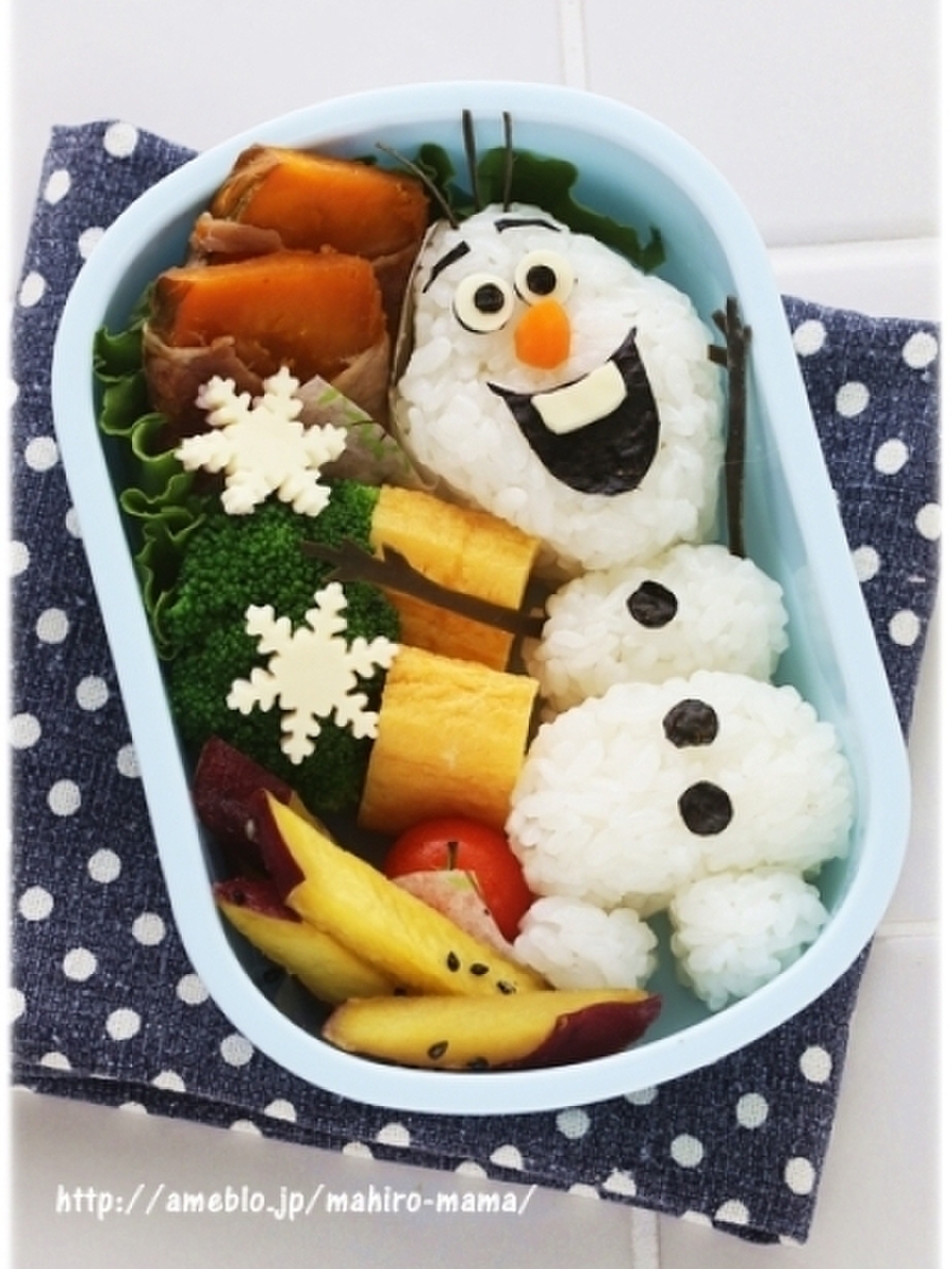 アナ雪 オラフのキャラ弁の作り方 暮らしニスタ アナ雪 オラフのキャラ弁の作り方 暮らしニスタ