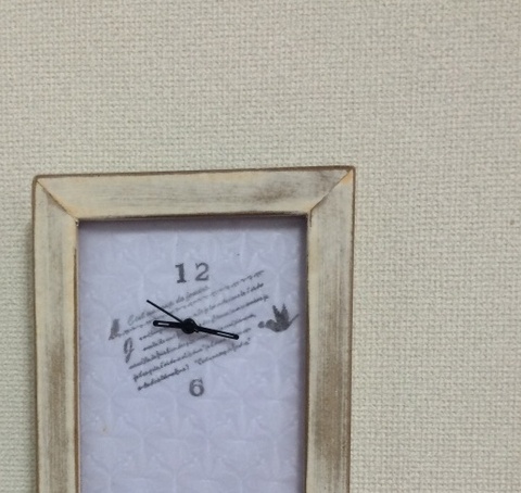 フォトフレームで時計を手作り 暮らしニスタ