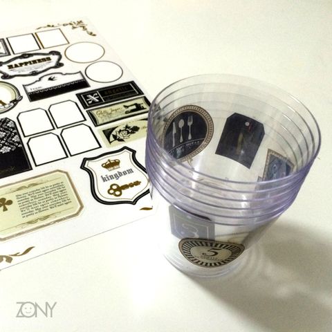 100均 透明カップをパーティー用にアレンジ 暮らしニスタ 100均 透明カップをパーティー用にアレンジ 暮らしニスタ
