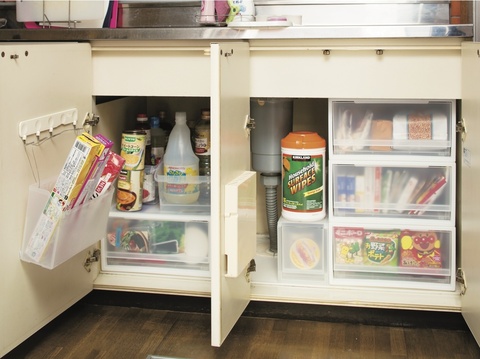 シンク下はボックス使いですっきり収納 暮らしニスタ シンク下はボックス使いですっきり収納 暮らしニスタ