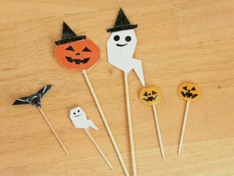 折り紙を折ってかわいいピック作り 暮らしニスタ