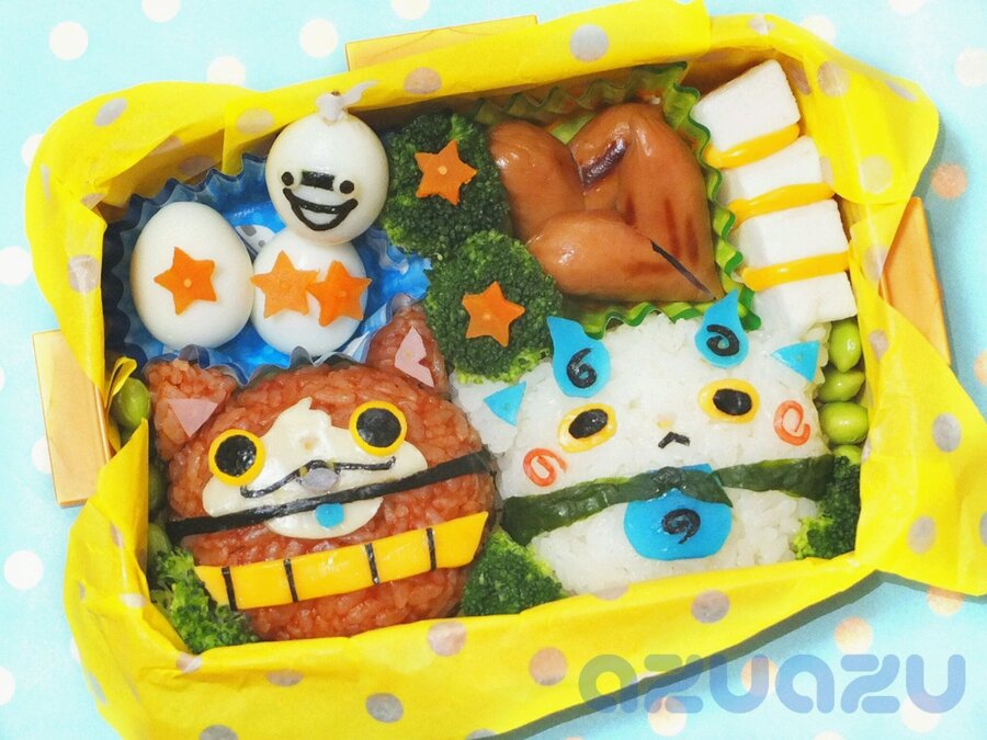 妖怪ウォッチ ジバニャンのキャラ弁レシピ11選 男の子大満足の仕上がりに 暮らしニスタ 妖怪ウォッチ ジバニャンのキャラ弁レシピ11選 男の子大満足の仕上がりに 暮らしニスタ