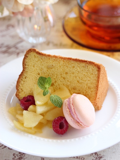 シフォンケーキdeカフェ風スイーツプレート 暮らしニスタ シフォンケーキdeカフェ風スイーツプレート 暮らしニスタ