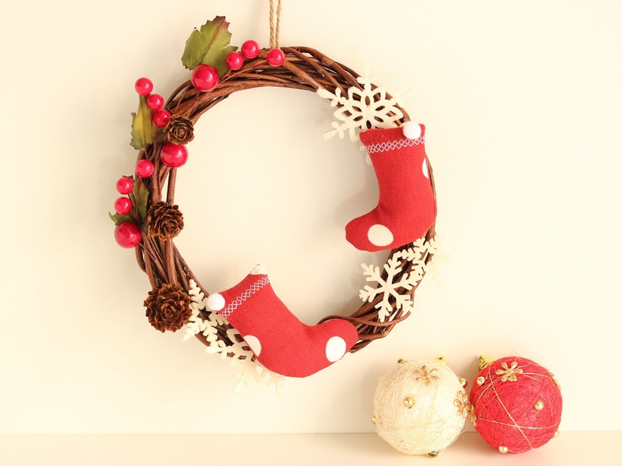 クリスマスリースを手作り 素敵 かわいい作品まとめ 暮らしニスタ クリスマスリースを手作り 素敵 かわいい作品まとめ 暮らしニスタ