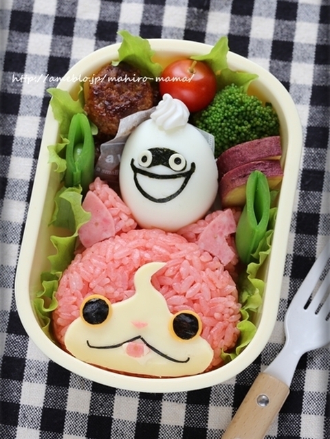 妖怪ウォッチ ジバニャンのキャラ弁の作り方 暮らしニスタ 妖怪ウォッチ ジバニャンのキャラ弁の作り方 暮らしニスタ