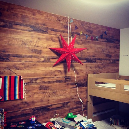 男の子部屋☺︎簡単DIY壁紙とペンキでイメチェン