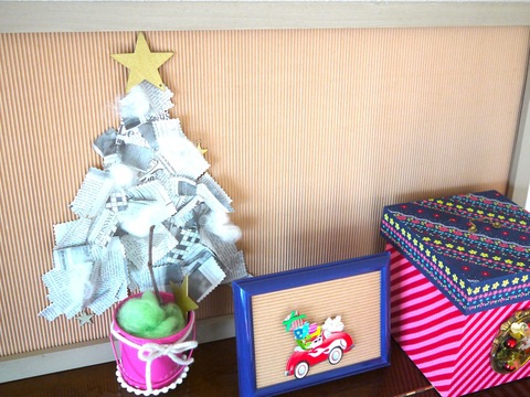 子どもと簡単工作 ダンボールペーパー でクリスマス 暮らしニスタ
