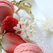 ホワイトチョコのデコペンde作る！雪の結晶☆　～お菓子のデコに♪