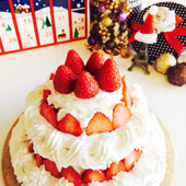 市販スポンジ1つで！簡単3段ケーキ♫