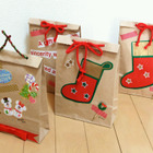 ラッピング☆紙袋にコラージュ、簡単クリスマスプレゼント