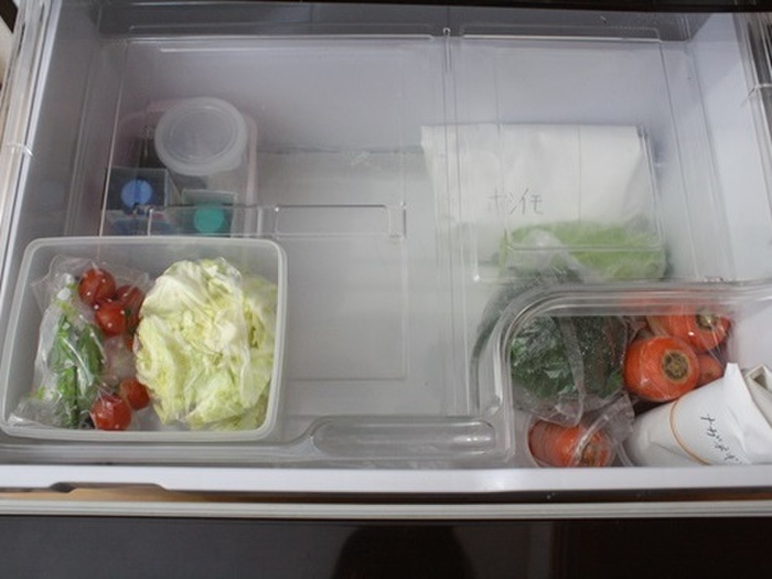 冷蔵庫・野菜室の収納の仕方♪