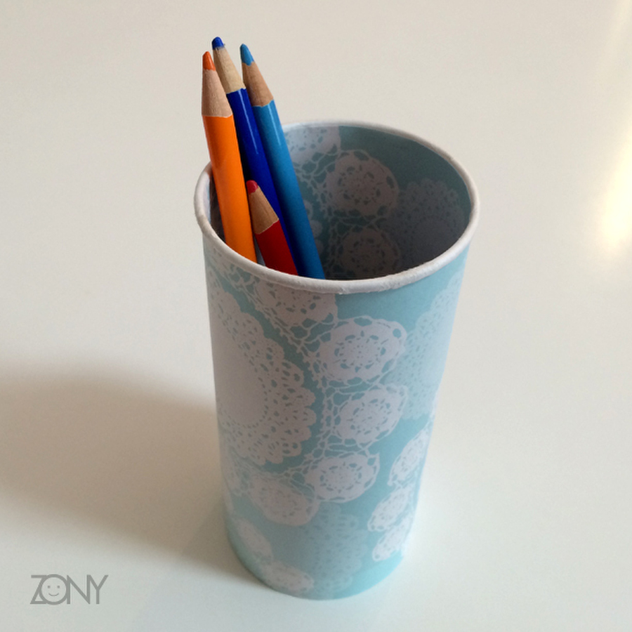 オリジナルのペン立てを作ろう 置くだけ 貼るだけ でも完成 暮らしニスタ