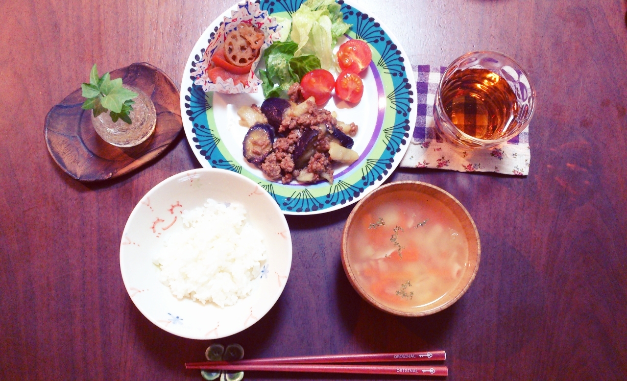 挽き肉あんかけ♪ご飯がすすむ♪