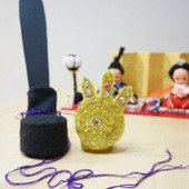 簡単100均でできる冠！ひな祭りを楽しもう